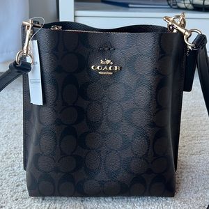Coach handbag brown/black SIG MOL BKT 22